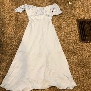 Size Small light blue, midi dress